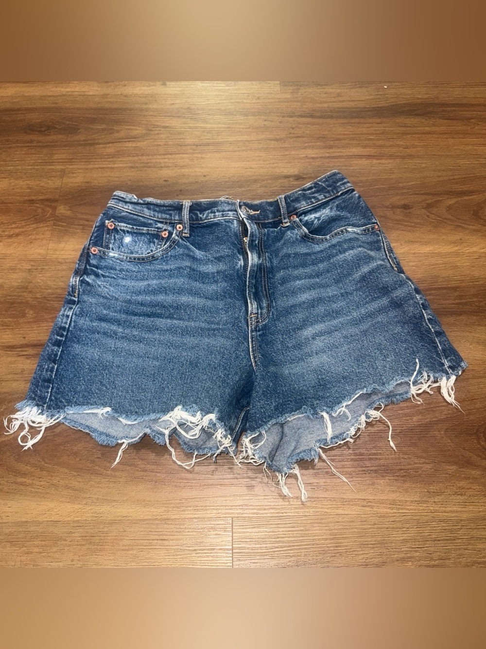Women’s American Eagle Highest Rise 90S Boyfriend Denim Shorts Size 12